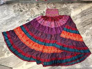 Free Size Vintage Bohemian Silk <b>Maxi</b> Dress Long <b>Wrap</b> Style Patchwork Print Breathable Recycled Indian Festival <b>Skirt</b> Decorations - Product Image 2