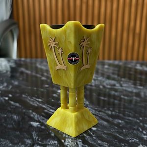 Quemador de Incienso de Diseño de Palmera de Resina y Madera de Acacia Negra de Lujo, Decoración Moderna y Minimalista para el Hogar, Exhibición de Mesa - Product Image 4