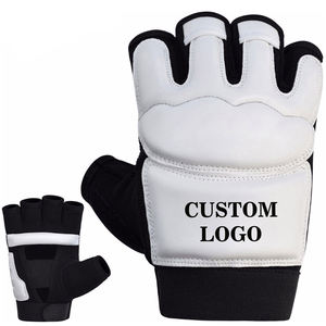 Guantes de Lucha UFC MMA de Piel Sintética de Color Blanco y Negro, Fabricados en Pakistán, Servicio OEM, Buena Venta, por REBIRTH ATHLETICS - Product Image 6