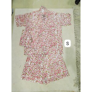 Jaipuri Print Cami <b>Sleep</b> <b>Dress</b>-Sexy Leopard Pattern Buttoned <b>Night</b> Suit for Bridesmaid - Product Image 1