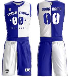 Uniformes de basket-ball pour hommes professionnels Anti-rides été grande taille Polyester durable fait techniques imprimées - Product Image 2