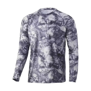 Protección UV Camisas de pesca personalizadas de secado rápido Manga larga Negro con ropa de pesca Jerseyb2024 - Product Image 2