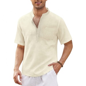 Camisetas de algodón de verano informales OEM para hombres y mujeres, camisetas cómodas Unisex de manga corta con cuello redondo, Jersey transpirable holgado Plus - Product Image 1