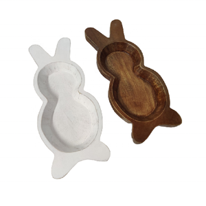 Nouveau moule à sucre moule à fromage couleur personnalisée dernière vente chaude noir foncé mat Antique Vintage manguier bol en bois pour la décoration intérieure - Product Image 5