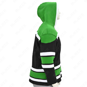 Sudadera de Hockey al por Mayor con Cordones de Patines |   Ropa Deportiva Personalizada con Bordado |   Ropa Deportiva de Forro Polar Grueso para Invierno, Precio de Fábrica - Product Image 2