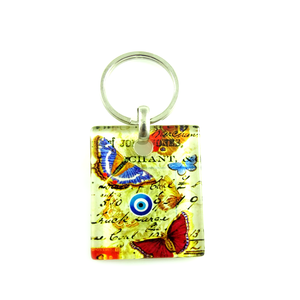 Llavero de Cristal con Ojo Turco Moderno DAFNI BIG PAZAR - Regalo Promocional Novedoso - Product Image 4