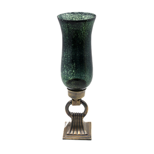 Support d'ouragans en aluminium et en verre de conception standard cuivre fini antique taille décor de maison et de mariage en gros en vrac - Product Image 1