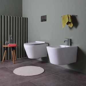Bernina Wall-Hung Ceramic <b>Bidets</b> and WCS Premium Bath & Toilet Supplies - Product Image 2