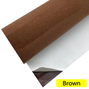 Rollo de Vinilo Autoadhesivo de PVC Sintético Tipo Gamuza de Terciopelo de Alta Calidad Ecológica de 0.8mm para Tapicería Artificial y Reparación de Interiores de Automóviles - Product Image 6