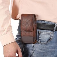 Support de téléphone en cuir protecteur avec recharge sans fil et fonctions étanches Compatible avec tous les téléphones mobiles