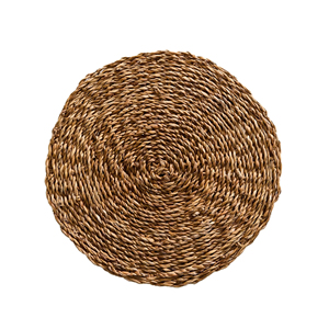 แผ่นรองจานหญ้าทะเลทอแบบเรียบสินค้าเป็นมิตรต่อสิ่งแวดล้อมทำจากแผ่นรองจานของตกแต่งโต๊ะในเวียดนามขายส่ง - Product Image 1