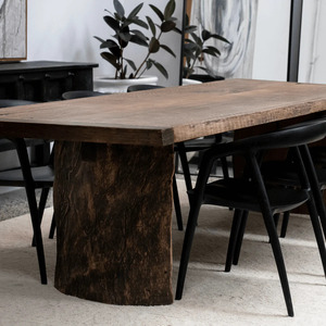 Table à manger en bois de qualité supérieure, mobilier de salle à manger contemporain, table à manger personnalisable pour la décoration de la maison, hôtel, restaurant - Product Image 3