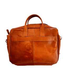 Bolsa para portátil de cuero puro hecha a mano de Color tostado de alta calidad Material de cuero genuino para oficina y regalos - Product Image 4