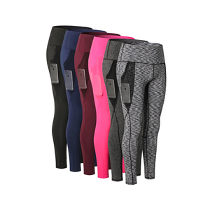 Womens High-Waist <b>Elastic</b> Waist Simple Fitness Leggings <b>Belt</b> Tummy Control Yoga Pants Breathable Workout Running Gym Pants - Product Image 4