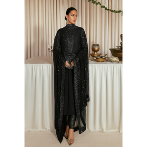 HUSSAIN REHAR Salwar Kameez de Seda Hecho a Mano TC-782 'Luna en la Copa Dorada'-LUCENT - Product Image 3