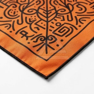 Premium Cotton <b>Bandanas</b> Custom Printed Head Scarf Neck Gaiter Hair Wrap Outdoor Sports Fashion Accessory For Men And Women - Product Image 2