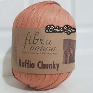 เส้นใยราฟเฟียธรรมชาติ100% เส้นด้ายวิสคอส114-19 - Product Image 1