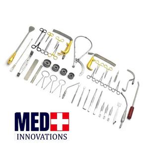 Instruments chirurgicaux professionnels de chirurgie de réduction mammaire de Tebbetts d'acier inoxydable réglés chirurgie plastique - Product Image 5