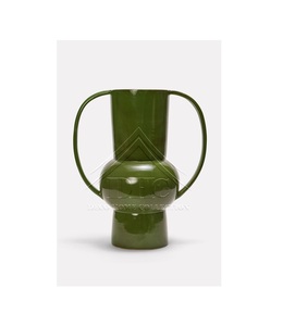 Decor with our sleek iron flower vase perfect for adding a statement of style to homes, <b>suites</b>, and reception areas - Product Image 1