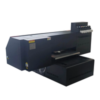 Printer Flatbed Multifungsi W CMYK Varnish UV Inkjet Efek Emboss 3D 60x90cm Baru Kecepatan Tinggi 6.5/jam