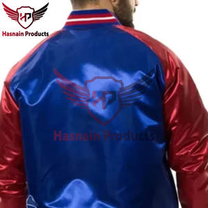 Chaqueta de béisbol Varsity Letterman lisa con logotipo personalizado de alta calidad para hombre, nueva chaqueta universitaria de lana ajustada a la moda - Product Image 4