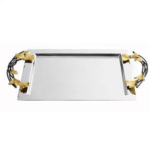 Plateaux de service en métal pour la restauration, plateaux de service pour la maison et la cuisine, plateau de service en métal de style royal, restaurant, café, hôtels - Product Image 5