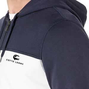 Meilleur prix respirant taux d'usine couleur unie hommes sweats à capuche pull mode nouveauté haute qualité polaire coton mélangé - Product Image 4