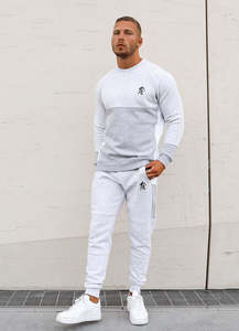Survêtement d'hiver pour homme de haute qualité, à capuche, 100% coton, streetwear, sport, entraînement, jogging, 400g, respirant, prix bas, vente en gros - Product Image 4