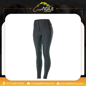 กางเกงขี่ม้าผ้าเทคนิคพร้อมด้ามจับเต็มรูปแบบกำหนดเองขายส่ง - Product Image 6