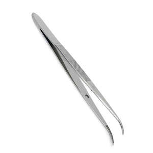 Fórceps de vendaje de alta calidad, fórceps de disección Perry, mordaza dentada curva fina, fórceps delicados de 125mm para vendaje y tejido - Product Image 3