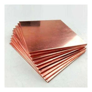 Fabricant Fourniture préférentielle Plaque de cuivre de haute qualité C1100 Feuille de cathodes de cuivre 3mm Pureté 99.99% - Product Image 1