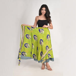 Jupe de sari vintage indienne en gros - Product Image 3