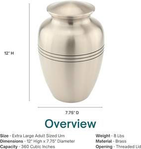 โกศเผาของชำร่วยทำจากวัสดุอะลูมิเนียม100% - Product Image 4