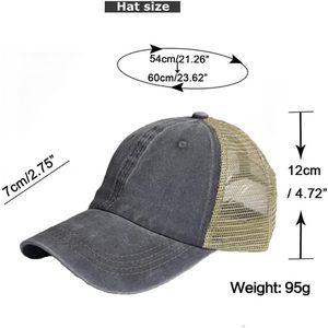 Casquette de baseball à bord court, chapeau d'entraînement à bord court uni réglable chapeau de pêche athlétisme chapeau de camionneur maille - Product Image 5