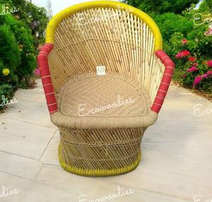 Premium Quality Natural <b>Bamboo</b> Wicker Sarkanda Chair Elegant Chair For Living Room Garden Balcony - Product Image 2