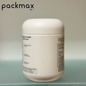 16oz 500ml PP pot en plastique Conteneur de vitamines capsules de supplément nutritionnel emballage de poudre de protéine pot rond Gummies de vitamines - Product Image 1