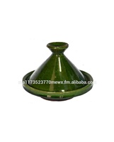 Tajine marocain, poterie à triple tajine faite à la main et cuiseur de poterie en émail Tajine de marshall, décoration de la maison