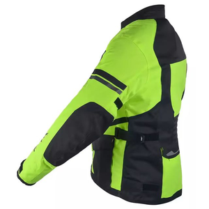Veste de course moto unisexe en cuir véritable, logo personnalisé, équipement de course d'hiver imprimé en Cordura de haute qualité, fabriqué au Pakistan - Product Image 5