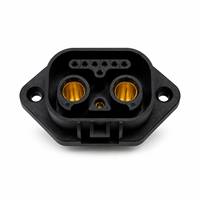 Connecteur de panneau femelle JBoCnt DM60 100A 2+1+7, 10 broches, hybride, pour alimentation et signal, en nylon IP67, pour vélo électrique