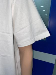 Camiseta blanca de punto de poliéster/algodón Personalizable Color y tamaño Impreso Ecológico Casual Manga corta Hecho EN LA India - Product Image 4