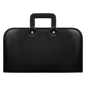 Estuche maestro suave con cuello de cadena masónico de cuero negro ligero a un precio Masonic Regalia - Product Image 1