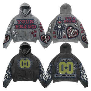 Sweats à capuche décontractés pour hommes en tissu lisse, idéal pour le quotidien et la mode urbaine confortable - Product Image 4