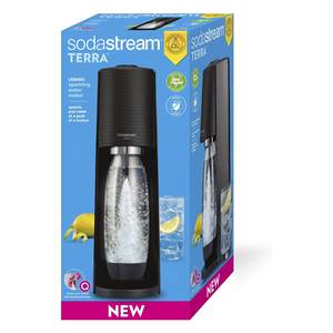 TERRA Gasatore Black 0899782 Máquina Premium de Sobremesa para Hacer Soda y Agua con Gas, Eléctrica, de Plástico, para el Hogar - Product Image 2