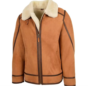 Chaqueta de piel sintética de invierno para mujer, chaqueta de moto cálida personalizada con solapa grande - Product Image 1