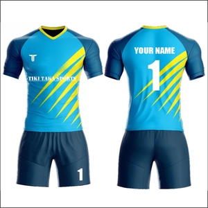 Uniforme de fútbol unisex de alta calidad con diseño de tendencia de manga corta personalizado para clubes y equipos nacionales - Product Image 5