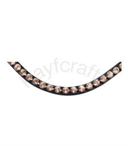 Brida con banda curva para cejas y accesorios de acero inoxidable oro rosa - Product Image 2