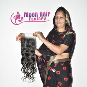 Produit de qualité supérieure pour le Nouvel An 2026, cheveux humains indiens, fermeture HD, vague corporelle, texture douce et soyeuse, prix de gros d'usine, en vente - Product Image 2
