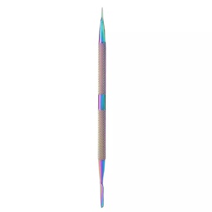 Empujador de Cutículas y Cepillo para Uñas Gray Rocks Ultimate con Mango Metálico, Color y Logotipo Personalizables para una Limpieza Impresionante de las Uñas en la Punta de los Dedos - Product Image 4