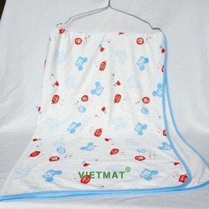 Sợi Tre Bông Ba Lớp Ấm Đan Vải In Không Khí Lớp Bé Đan Vải Ngủ Tre Vải Cho Quần Áo - Product Image 3