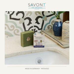 Distributeur de savon en barre magnétique sans contact breveté portable écologique ou capacité de charge de 200g inventé par l'Allemagne - Product Image 2